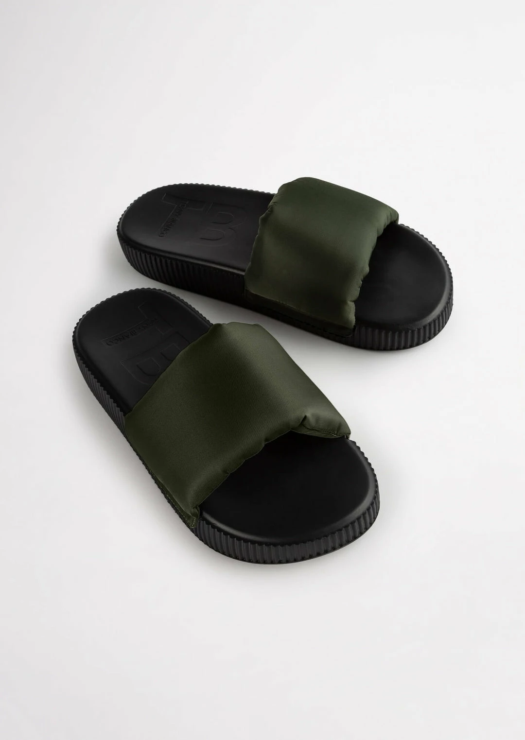 Tony Bianco Ziggy Forest Nylon 3cm Sandals 4 Tony Bianco Ziggy Forest Nylon 3cm Sandals