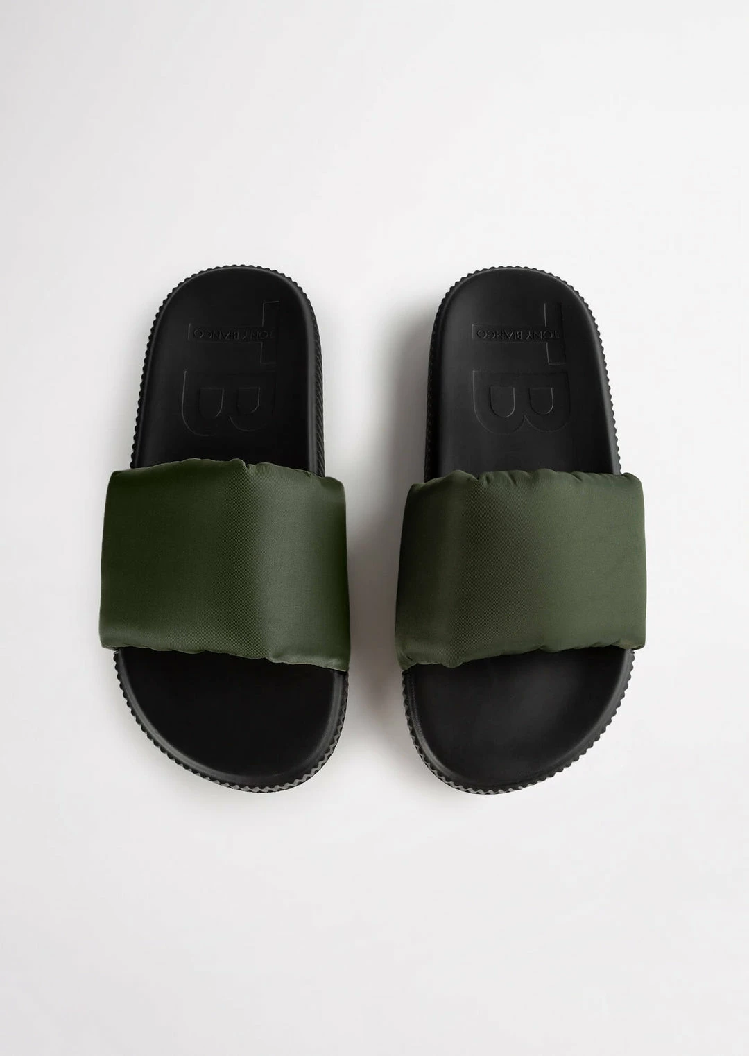 Tony Bianco Ziggy Forest Nylon 3cm Sandals 6 Tony Bianco Ziggy Forest Nylon 3cm Sandals